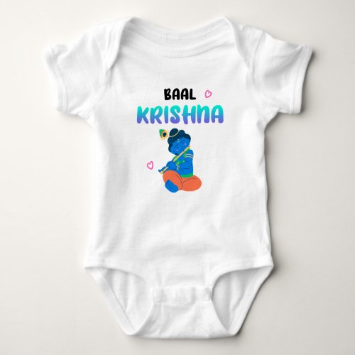  Lord Krishna Janmashtami Laddu Gopal Baby Bodysuit