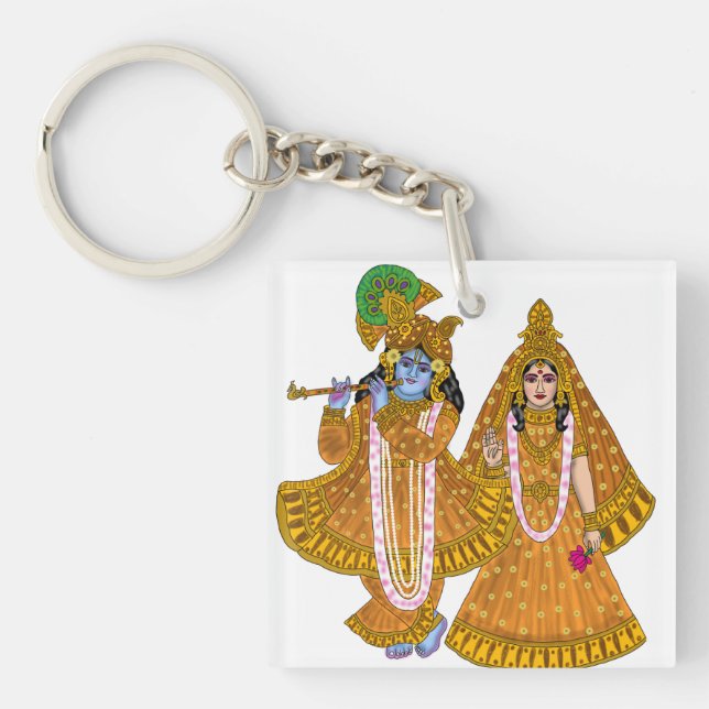 Lord Krishna Keychain (Front)