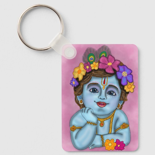 Lord Krishna Keychain (Front)
