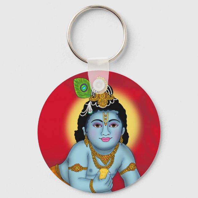 Lord Krishna Keychain (Front)