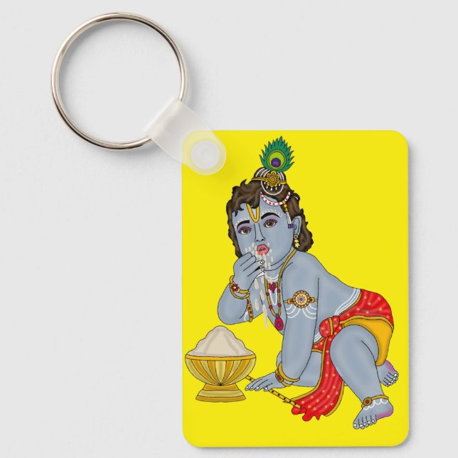 Lord Krishna Keychain (Front)
