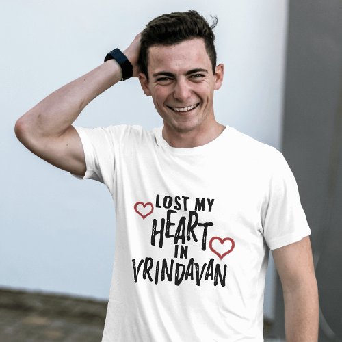 Lord Krishna_ Krishna art  Lost my heart Vrindavan T_Shirt