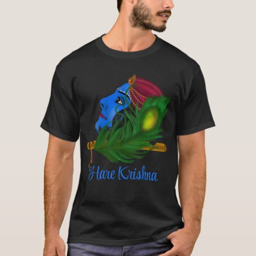 Lord Krishna _ Krishna art T_Shirt