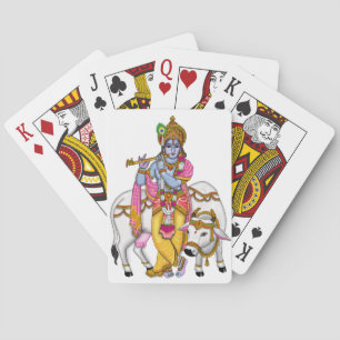 Lord Krishna Playing Cards