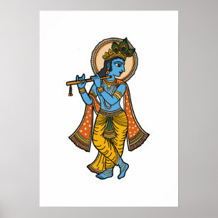 Lord Krishna Poster