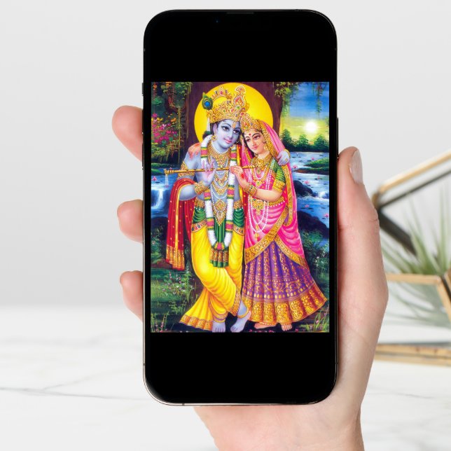 Lord Krishna & Radha Card (Front Digital)