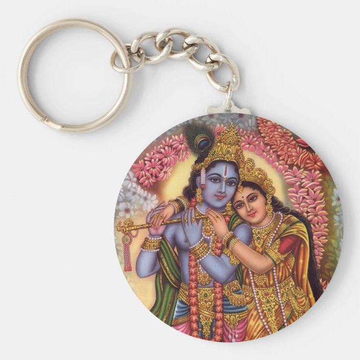 Lord Krishna & Radha Keychain