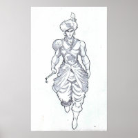 Sketch of different types of lord krishna, vishnu avatar outline wall mural  • murals ornamental, asian, culture | myloview.com