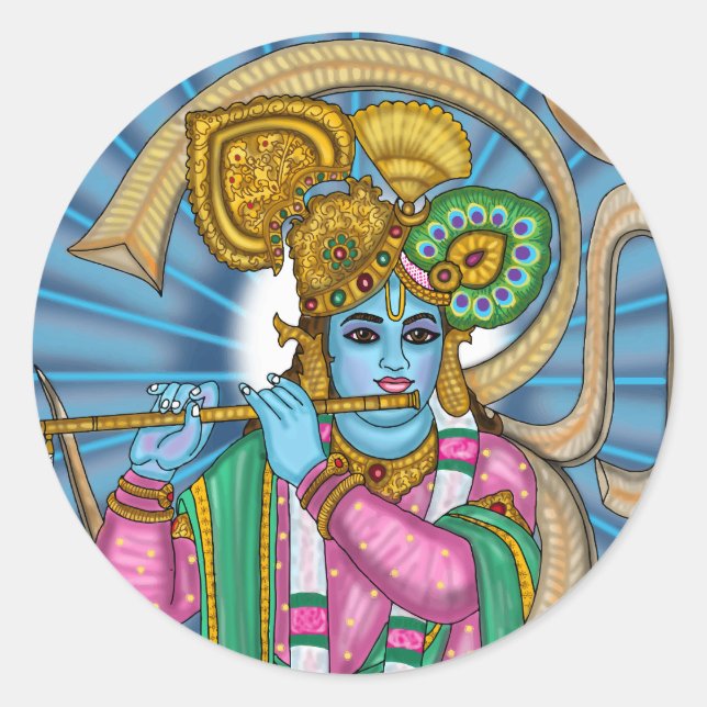 Lord Krishna Sticker (Front)