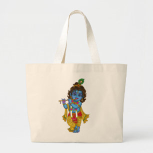 Lord Krishna Tote Bag
