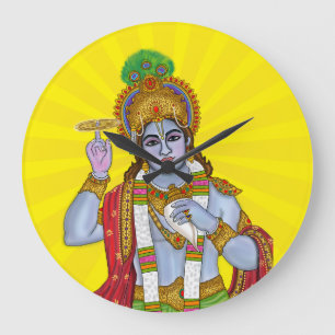 Lord Krishna Wall Clock