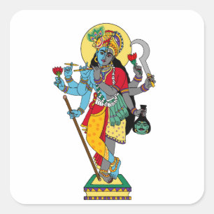 Lord Krishnakali Stickers