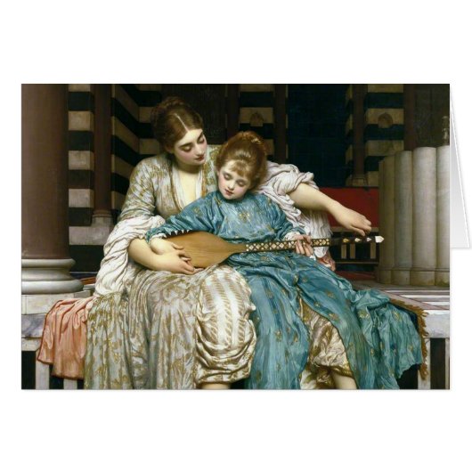 Lord Leighton’s Music Lesson Cards (Front Horizontal)