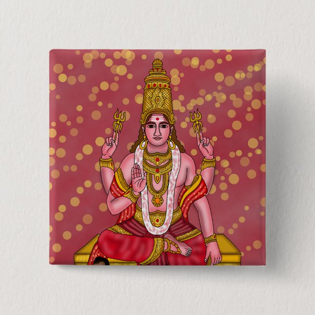 Lord Mangal Button (Front)
