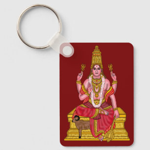 Lord Mangal Divine Hindu Astrology Keychain