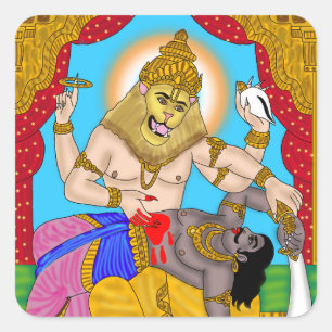 Lord Narasimha Sticker