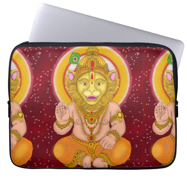 Lord Narsimha Laptop Cover (Front)