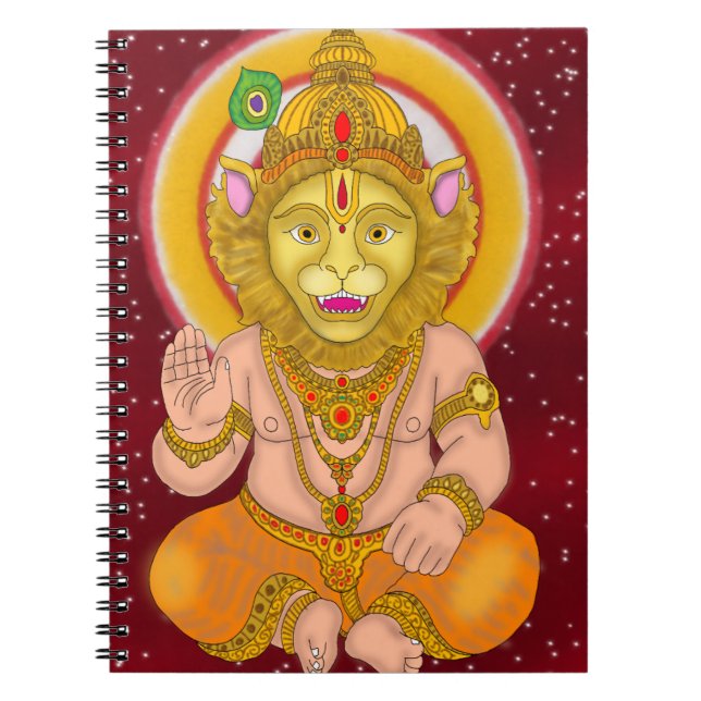 Lord Narsimha Notebook (Front)