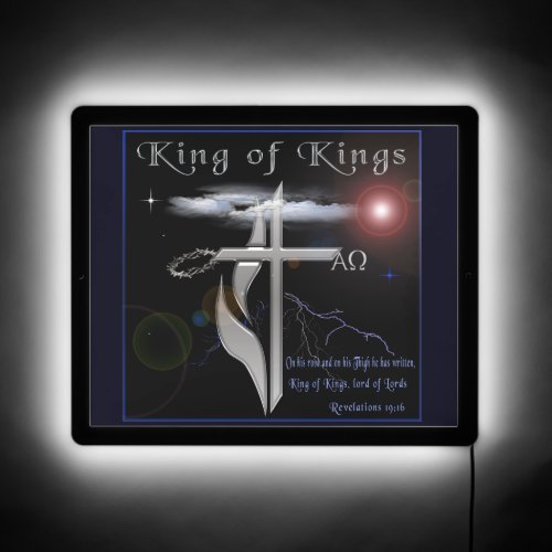 Lord of Lords King of Kings LED Sign