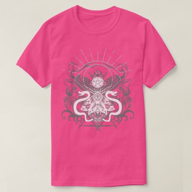 Lord of Serpents Angelic Eye Occult Symbol T-Shirt (Design Front)