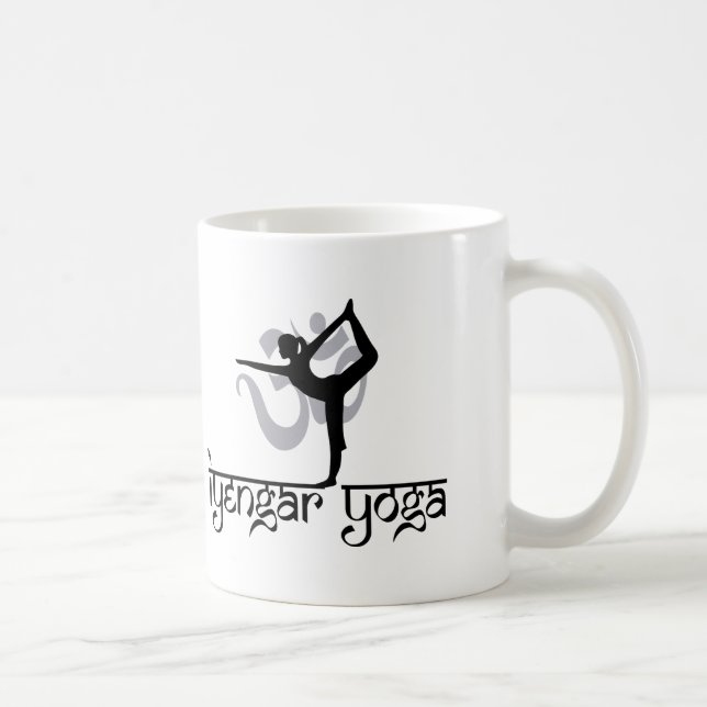 Lord of The Dance Pose Iyengar Yoga Gift Coffee Mug (Right)