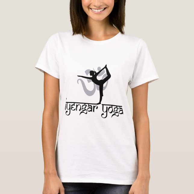 Lord of The Dance Pose Iyengar Yoga T-Shirt (Front)