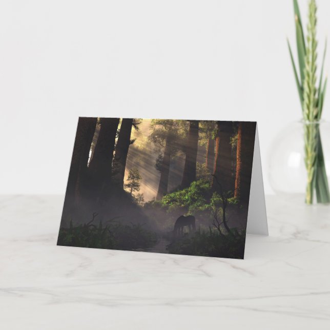 Lord of the Forest Greeting Card (Front)