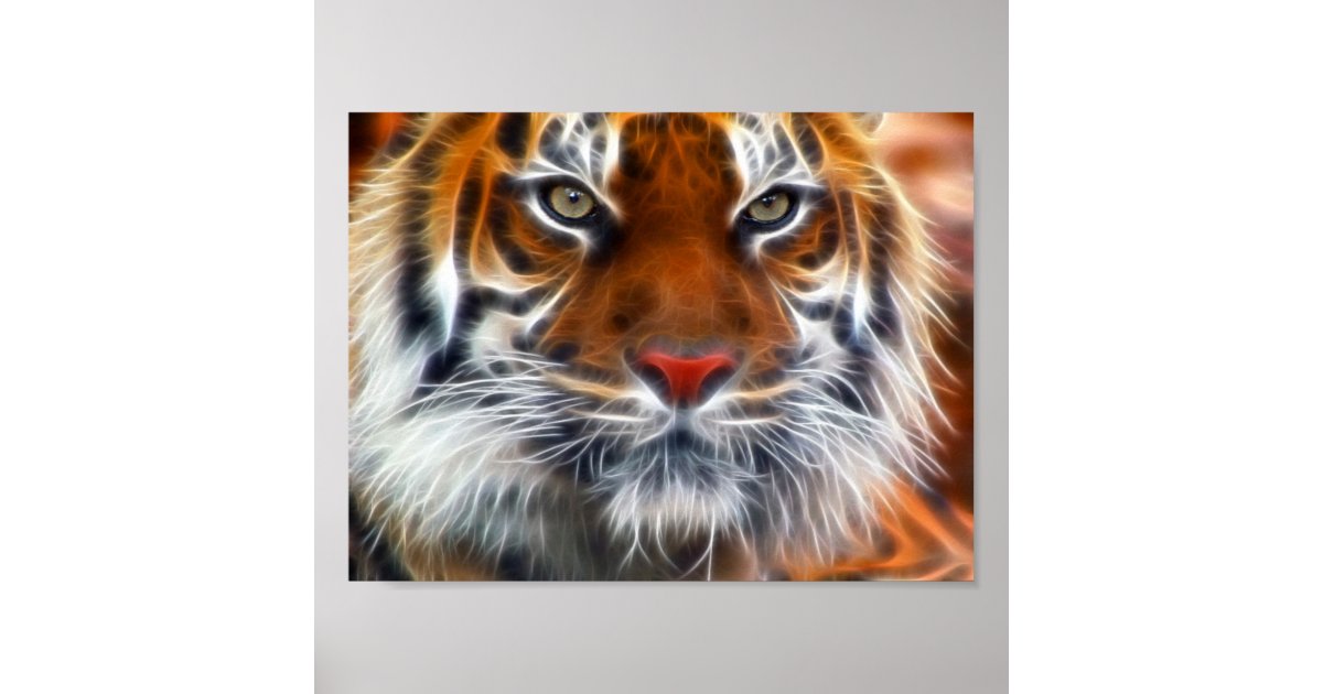Lord of the Indian Jungles, The Royal Bengal Tiger Poster | Zazzle