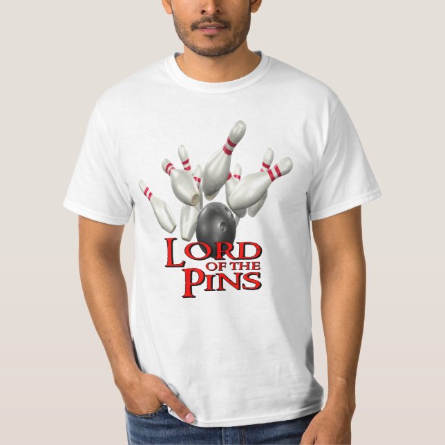 Lord of the Pins Bowling T-Shirt (Front)