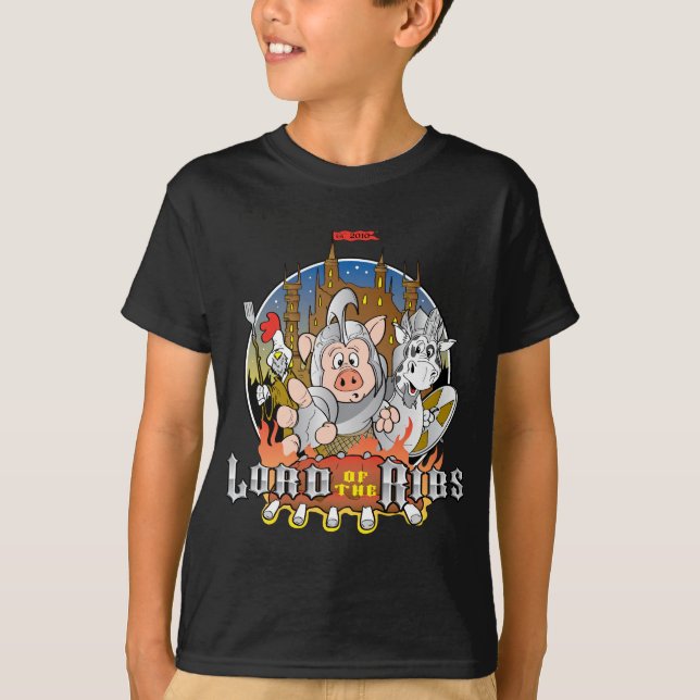 LORD OF THE RIBS BBQ T-Shirt (Front)