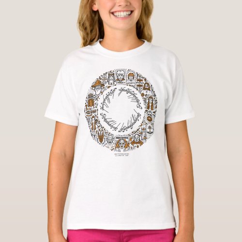 LORD OF THE RINGSâ Doodle Art T_Shirt