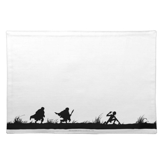 Lord of the Rings FRODO™, Sam, and GOLLUM™ Cloth Placemat (Front)