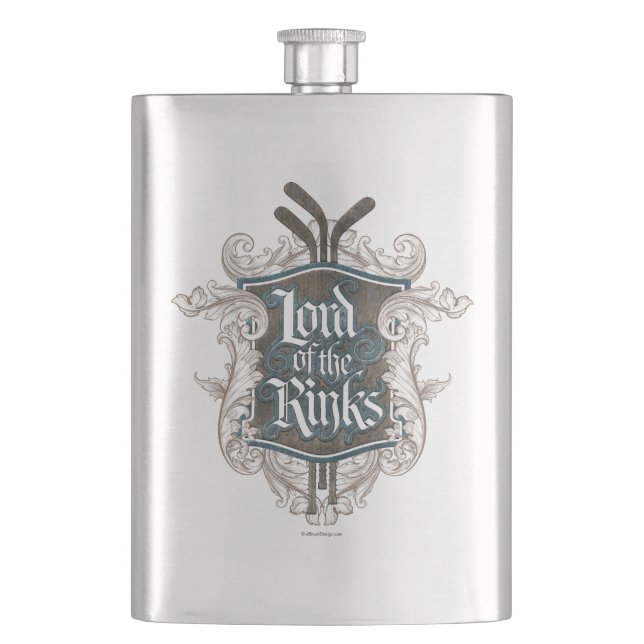 Lord Of The Rinks (Hockey) Flask (Front)
