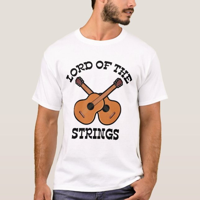 Lord of the strings T-Shirt (Front)