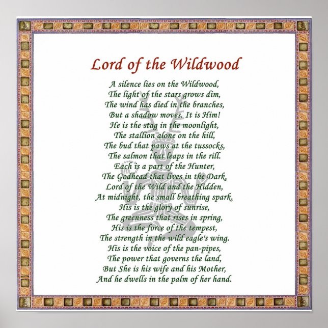Lord of the Wildwood Poster (Front)