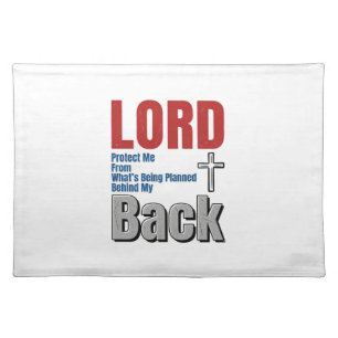 Lord Protect Me Christian Faith Shirt Design_1 Cloth Placemat