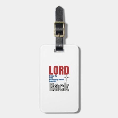 Lord Protect Me Christian Faith Shirt Design_1 Luggage Tag