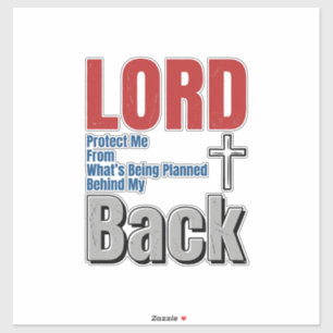 Lord Protect Me Christian Faith Shirt Design_1 Sticker