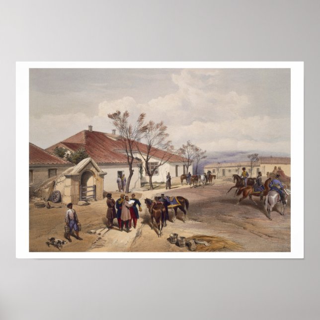 Lord Raglan's Head Quarters at Khutur Karagatch, p Poster (Front)
