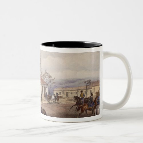 Lord Raglans Head Quarters at Khutur Karagatch p Two_Tone Coffee Mug