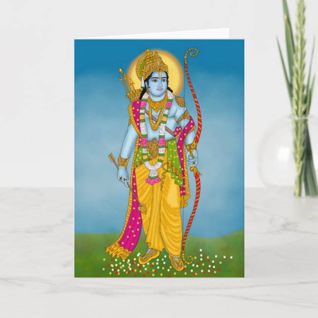 Lord Ram Greeting card – Divine Wall Art (Front)