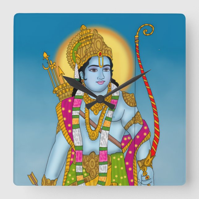 Lord Ram Wall Clock (Front)