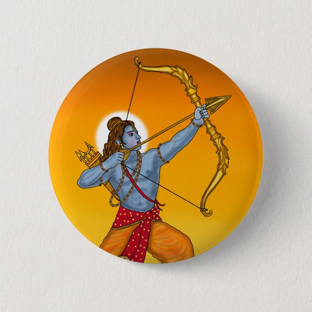 Lord Rama Button (Front)