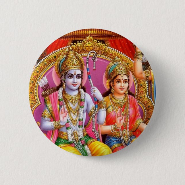 Lord Rama Button (Front)