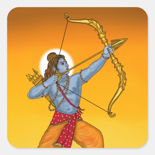 Lord Rama Stickers (Front)