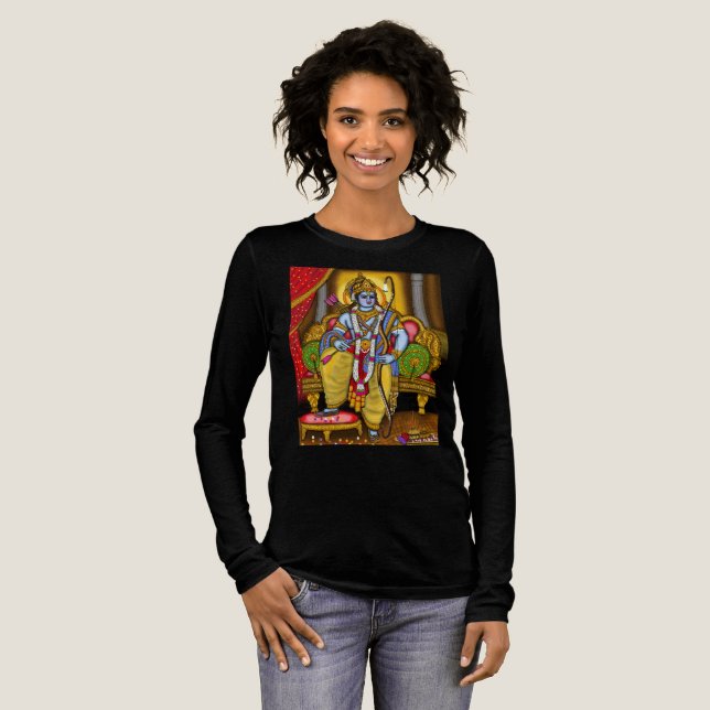 Lord Rama T-Shirt Tri-Blend Shirt (Full Front)
