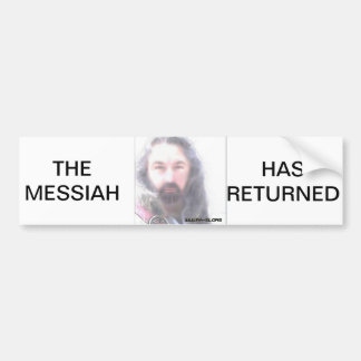 LORD RAYEL THE MESSIAH HAS RETURNED BUMPER STICKER