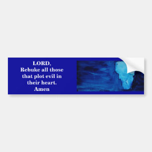 LORD, REBUKE BUMPER STICKER