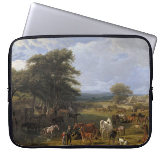 Lord River's Horse Farm oil on canvas Laptop Sleeve