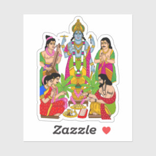 Lord Satyanarayan Sticker